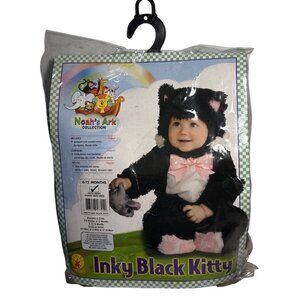 Inky Black Kitty Infant Costume 6-12 Months Noahs Ark Collection